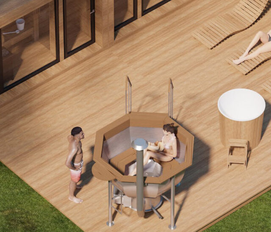 wizualizacja strefy spa